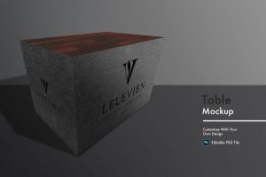 table mockup