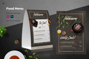 Table Tent Menu