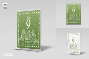Table Tent Mockup