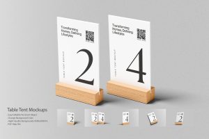 Table Tent Mockup