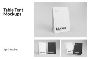 Table Tent Mockup