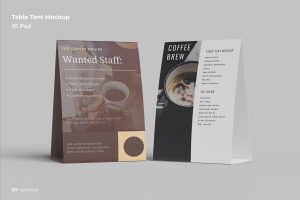Table Tent Mockup