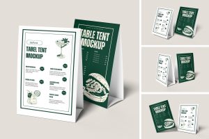 Table Tent Mockup