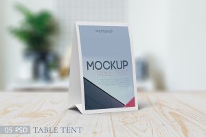 Table Tent Mockup