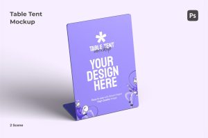 Table Tent Mockup