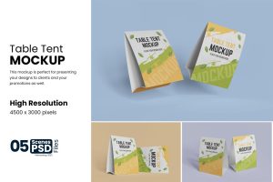 Table Tent Mockup
