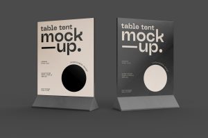 Table Tent Mockup