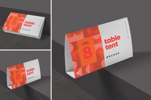 Table Tent Mockup