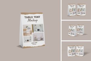 Table Tent Mockup