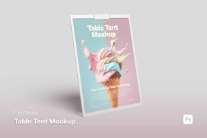 Table Tent Mockup