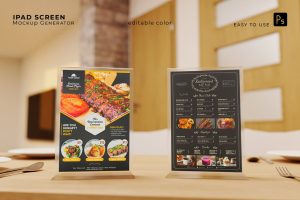 Table Tent Mockup
