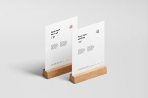 Table Tent Mockup
