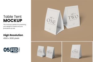 Table Tent Mockup