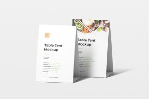 Table Tent Mockup