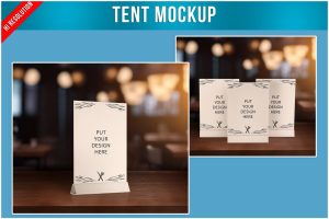 Table Tent Mockup