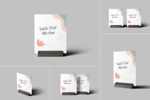 Table Tent Mockups