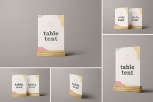 Table Tent Mockups