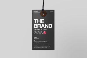 Tag Label Mockup