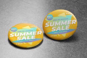 Tag Pin Mockup