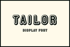 Tailor – Display font