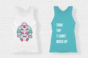 Tank Top T Shirt Mock Up