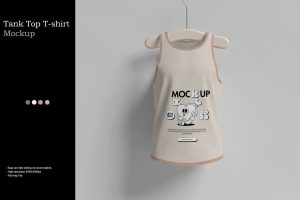 Tank Top T-shirt Mockup