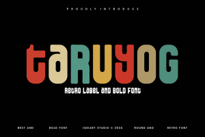 Taruyog – Thick & Round Font