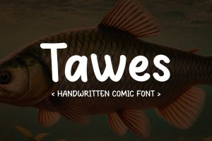 Tawes – Comic Font