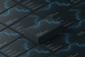 Tech Particles Business Card