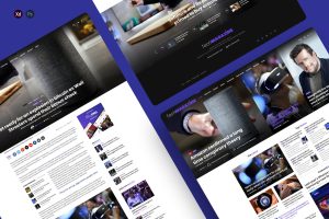 TechMagazine – Magazine & newspaper template
