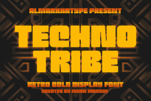 Techno Tribe – Retro Game Font
