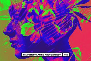 Tempered Plastic Photo Effect