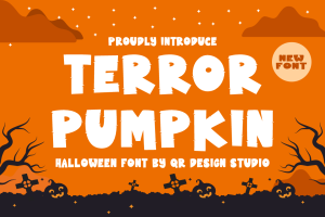 Terror Pumpkin – Halloween Font