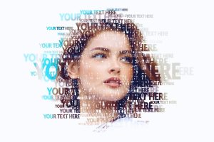 Text Bubble Photo Effect