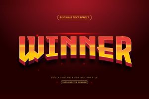 Text Effect Editable With Warp Style