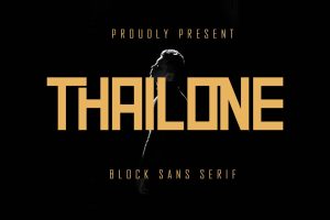Thailone – Block Sans Serif
