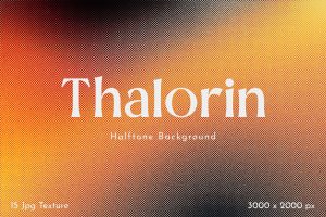 Thalorin – Halftone Gradient Abstract Background