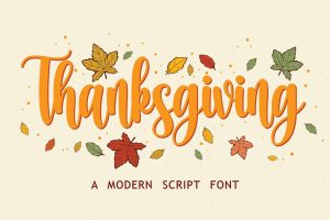 Thanksgiving Font