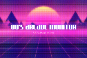 The 80&apos;s Arcade Monitor Effect