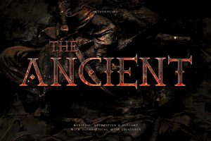 The Ancient – Medieval Sans Typeface