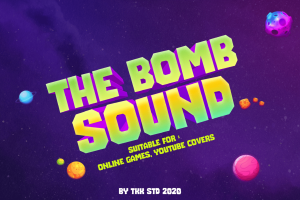 The Bomb Sound – Modern Block Gaming font