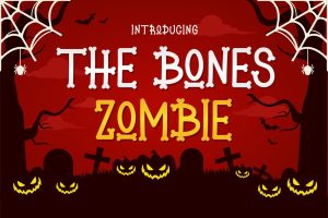 The Bones Zombie – Halloween Font