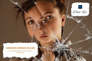 The Broken Mirror Photoshop Action