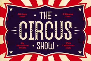 The Circus Show – Carnival Display Font