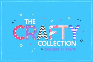 The Crafty Font Collection (24 Fonts)