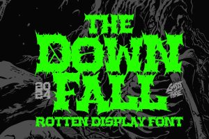 The Downfall – Black Metal Font