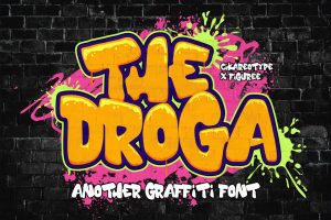 The Droga – Thick Graffiti Font