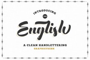 The English Font – Vintage Lettering