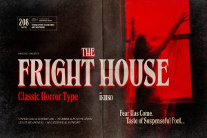 The Fright House – Classic Horror Font