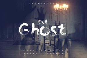 The Ghost – Haunted Display Typeface
